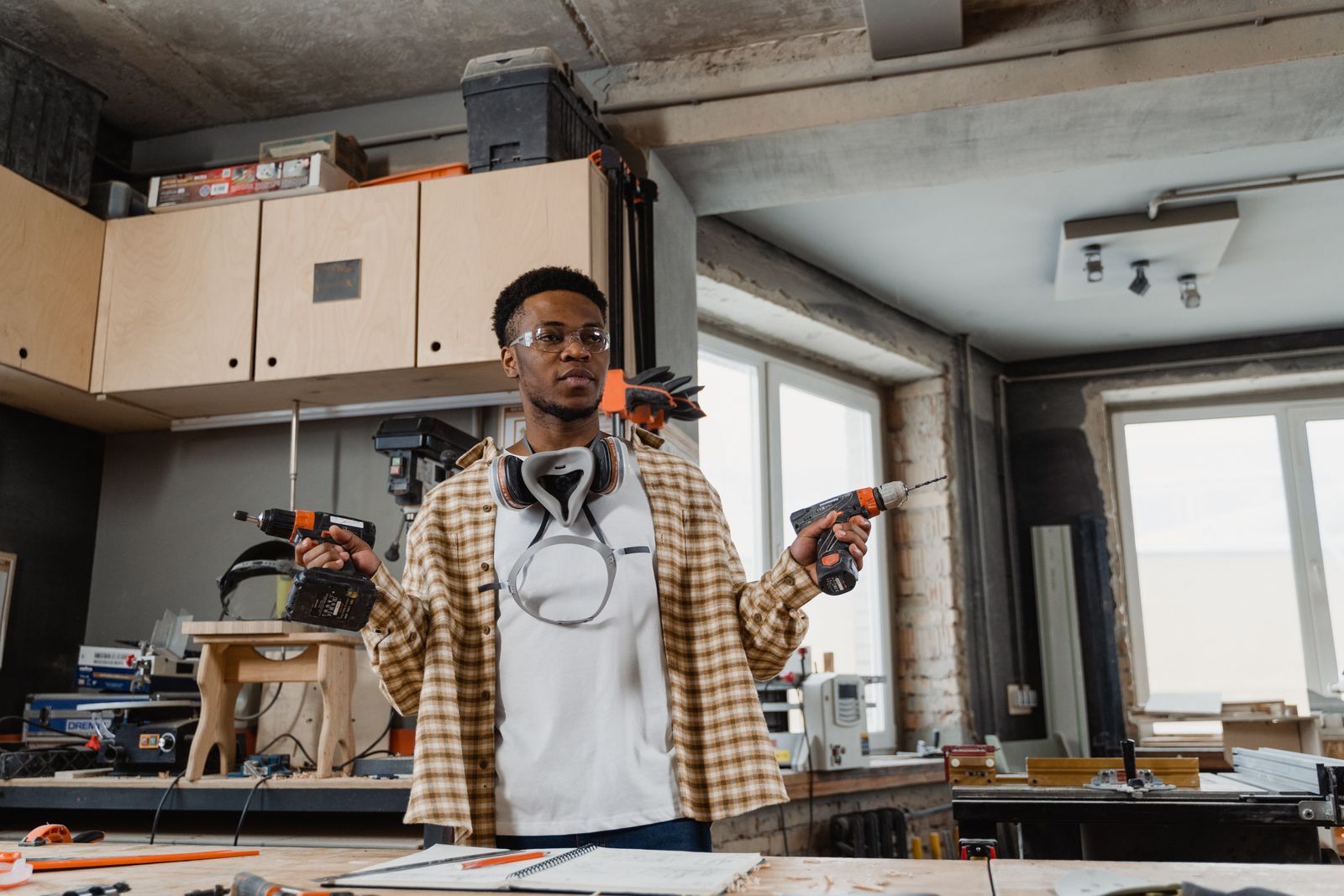 Wood furniture workshop — precision meets the human touch